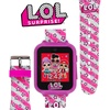 image:imageAccutime LOL Surprise Touchscreen Exclusive Pink Smartwatch for Kids  Engaging Educational Games Step Counter Camera Alarm amp More  Fun amp Interactive Timepiece LOL4264AZPink Striped