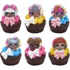 image:imageDecoPac LOL Surprise Rings 24 LOL Surprise Funseeker Cupcake Decorations Featuring 6 Different Dolls  24 PackCupcake Rings