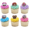 image:imageDecoPac LOL Surprise Rings 24 LOL Surprise Funseeker Cupcake Decorations Featuring 6 Different Dolls  24 PackCupcake Rings