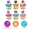 image:imageDecoPac LOL Surprise Rings 24 LOL Surprise Funseeker Cupcake Decorations Featuring 6 Different Dolls  24 PackCupcake Rings