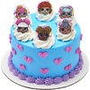 image:imageDecoPac LOL Surprise Rings 24 LOL Surprise Funseeker Cupcake Decorations Featuring 6 Different Dolls  24 PackCupcake Rings