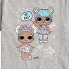 image:imageHYBRID APPAREL  LOL Surprise  LOL Hi Bae  Toddler and Youth Short Sleeve Graphic TShirtAthletic Heather