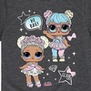 image:imageHYBRID APPAREL  LOL Surprise  LOL Hi Bae  Toddler and Youth Short Sleeve Graphic TShirtHeather Charcoal