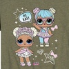 image:imageHYBRID APPAREL  LOL Surprise  LOL Hi Bae  Toddler and Youth Short Sleeve Graphic TShirtHeather Military Green
