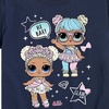 image:imageHYBRID APPAREL  LOL Surprise  LOL Hi Bae  Toddler and Youth Short Sleeve Graphic TShirtNavy