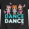 image:imageHYBRID APPAREL  LOL Surprise Dolls  Dancing Dolls Dance  Toddler amp Youth Girls Short Sleeve Graphic TShirtHeather Black