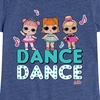 image:imageHYBRID APPAREL  LOL Surprise Dolls  Dancing Dolls Dance  Toddler amp Youth Girls Short Sleeve Graphic TShirtHeather Navy