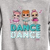 image:imageHYBRID APPAREL  Lol Surprise  Lol Dance  Toddler And Youth Crewneck Fleece SweatshirtAthletic Heather