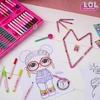image:imageLOL Surprise 130Piece Kids Art Set with Travel Case  PinkPink
