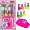 image:imageLOL Surprise 8 pc Non Toxic Nail Polish Set for Kids with Nail Dryer  Peelable Nail Varnish Kit for Ages 3 by Townley Girl