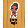 image:imageLOL Surprise Fierce Girls Rib Knit TShirt and Flare Pants Outfit Set Toddler to Big Kid Sizes 2T  1416Fierce  Coffee Brown