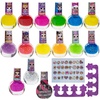 image:imageLOL Surprise Girl PeelOff Nail Polish Activity Set for Girls Ages 3 with 15 Nail Polish Colors Toe Spacers and Nail Stickers Perfect for Parties Sleepovers and Makeovers