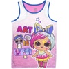 image:imageLOL Surprise Girls 2 Piece Pajama Set Short Sleeve Shirt and Shorts Set 100 PolyesterPinkblue