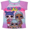 image:imageLOL Surprise Girls 2 Piece Pajama Set Short Sleeve Shirt and Shorts Set 100 PolyesterPurple