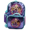 image:imageLOL Surprise Girls 4 Piece Backpack Set Flip Sequin 16 School Bag with Front Zip Pocket Purple and TealMixed