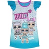 image:imageLOL Surprise Girls Pajama Set Pajama Dress with Slippers Rocker Diva and MC Swag Pink Girls Sizes 45 to 1012Turquoise