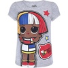 image:imageLOL Surprise Girls Short Sleeve Shirt 4 Pack for Little and Big KidsAqua