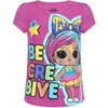 image:imageLOL Surprise Girls Short Sleeve Shirt 4 Pack for Little and Big KidsAqua