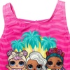 image:imageLOL Surprise Girls UPF 50 One Piece Bathing Suit Little Kid to Big Kid Sizes 41416Pink