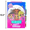 image:imageLOL Surprise OMG Flawless Fashion Sketchbook by Horizon Group USA DIY Craft Kit Learn Pattern Making amp Drawing Includes Sketchbook Stencils Art Pages Repositionable Stickers amp MoreFlawless Fashion Sketchbook