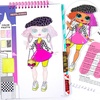 image:imageLOL Surprise OMG Flawless Fashion Sketchbook by Horizon Group USA DIY Craft Kit Learn Pattern Making amp Drawing Includes Sketchbook Stencils Art Pages Repositionable Stickers amp MoreFlawless Fashion Sketchbook