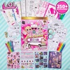 image:imageLOL Surprise OMG Flawless Fashion Sketchbook by Horizon Group USA DIY Craft Kit Learn Pattern Making amp Drawing Includes Sketchbook Stencils Art Pages Repositionable Stickers amp MoreSuper Sketchbook