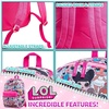 image:imageLOL Surprise School Bags for Girls  Queen Bee Cute Backpack for Kids  Bag for School Travel Sports Holiday  Rucksack  LOL Gifts
