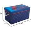 image:imageMarvel Spiderman Collapsible Toy Storage Bench and Ottoman 145 H x 145 D x 25 LSpiderman
