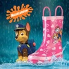 image:imageNickelodeon Kids Girls JoJo Siwa Character Printed Waterproof EasyOn Handles Rubber Rain Boots  ToddlerLittle KidsPink