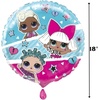 image:imageUnique LOL Surprise Round Foil Balloon  18  Multicolor Perfect for Birthday Parties and Celebrations  1 Pc18