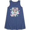 image:imageHYBRID APPAREL  LOL Surprise Dolls  BDay BB Besties Celebrate Birthdays  Toddler amp Youth Girls Aline DressHeather Navy