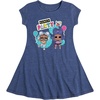 image:imageHYBRID APPAREL  LOL Surprise Dolls  Dance Party  Lets Celebrate  Toddler amp Youth Girls Fit amp Flare DressHeather Navy