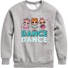 image:imageHYBRID APPAREL  Lol Surprise  Lol Dance  Toddler And Youth Crewneck Fleece SweatshirtAthletic Heather