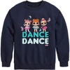 image:imageHYBRID APPAREL  Lol Surprise  Lol Dance  Toddler And Youth Crewneck Fleece SweatshirtNavy
