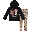image:imageLOL Surprise Roller Sk8er Daring Diva Diva Girls Pullover Fleece Hoodie and Leggings Outfit Set Little Kid to Big KidBlack  Gold