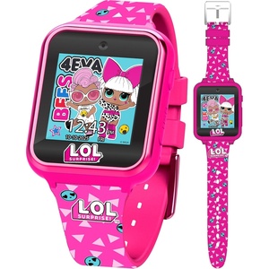 image:imageAccutime LOL Surprise Touchscreen Exclusive Pink Smartwatch for Kids  Engaging Educational Games Step Counter Camera Alarm amp More  Fun amp Interactive Timepiece LOL4264AZPink