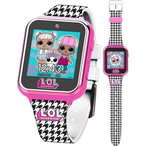 image:imageAccutime LOL Surprise Touchscreen Exclusive Pink Smartwatch for Kids  Engaging Educational Games Step Counter Camera Alarm amp More  Fun amp Interactive Timepiece LOL4264AZChecker Pink