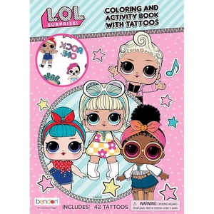 image:imageBendon LOL Surprise Color amp Trace Activity Book 42756MulticolorColor  Activity Book With Tattoos