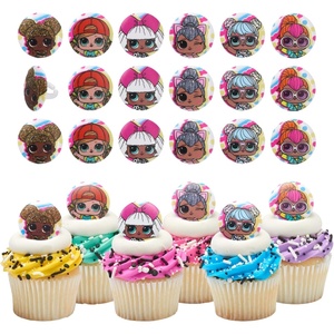 image:imageDecoPac LOL Surprise Rings 24 LOL Surprise Funseeker Cupcake Decorations Featuring 6 Different Dolls  24 PackCupcake Rings