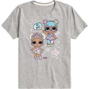 image:imageHYBRID APPAREL  LOL Surprise  LOL Hi Bae  Toddler and Youth Short Sleeve Graphic TShirtAthletic Heather