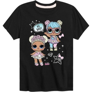 image:imageHYBRID APPAREL  LOL Surprise  LOL Hi Bae  Toddler and Youth Short Sleeve Graphic TShirtBlack