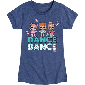 image:imageHYBRID APPAREL  LOL Surprise Dolls  Dancing Dolls Dance  Toddler amp Youth Girls Short Sleeve Graphic TShirtHeather Navy