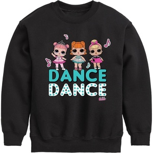 image:imageHYBRID APPAREL  Lol Surprise  Lol Dance  Toddler And Youth Crewneck Fleece SweatshirtBlack