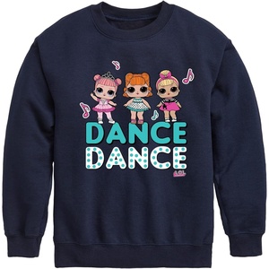 image:imageHYBRID APPAREL  Lol Surprise  Lol Dance  Toddler And Youth Crewneck Fleece SweatshirtNavy