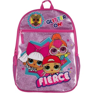 image:imageINTIMO LOL Surprise Backpack 16 Glitter On Queen B Diva Neon QT and MC Swag Book Bag