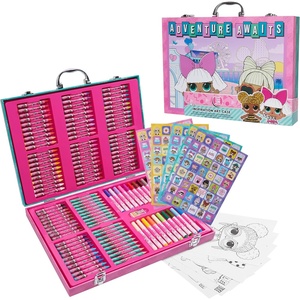 image:imageLOL Surprise 130Piece Kids Art Set with Travel Case  PinkPink