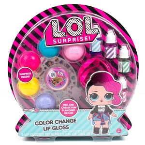 image:imageLOL Surprise Color Change Lip Gloss By Horizon Group USA Mix amp Create 5 Color Changing Multi Flavored DIY Lip Gloss Making Kit Containers amp Decorative Stickers IncludedMulticoloredColor Change Lip Gloss