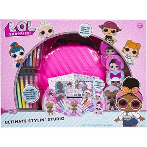 image:imageLOL Surprise Creativity Case by Horizon Group USACreate Play amp StoreDIY Activity Case Including Paper DollsColoring PagesMakersCrayonsGlitter GlueScratch ArtStickers amp MoreHot PinkUltimate Stylin Studio