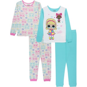 image:imageLOL Surprise Girls 4Piece Cotton Pajama SetDiva Heart