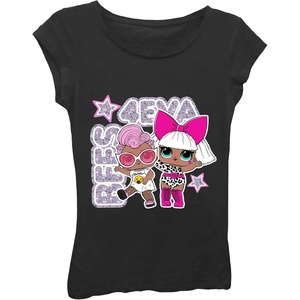 image:imageLOL Surprise Girls Lol Surprise Girl Power Short Sleeve TShirt Girls 416Black